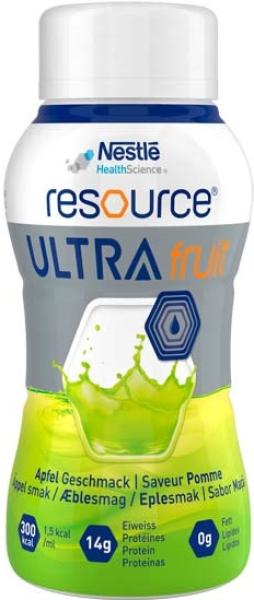 Resource Ultra Fruit Apfel flüssig, 6 x 4 x 200 ml